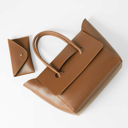 NOVALUX BROWN TOTES BAGS