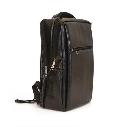 LAPTOP BAGPACK BLACK  LEATHER