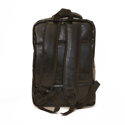 LAPTOP BAGPACK BLACK  LEATHER