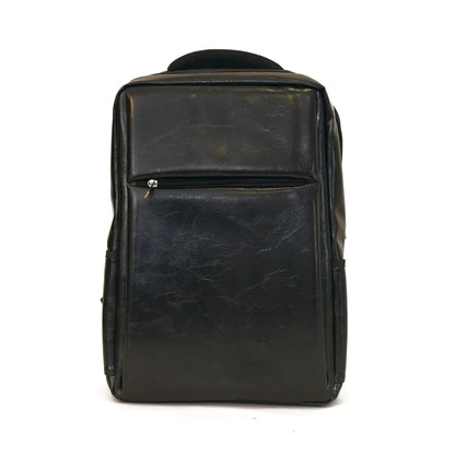 LAPTOP BAGPACK BLACK  LEATHER