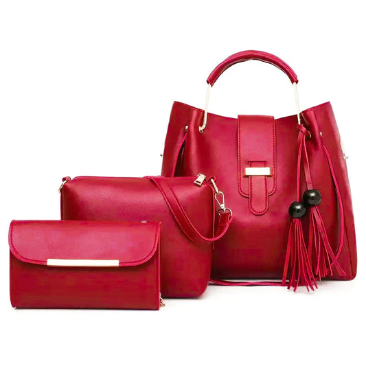 RED 3 PC BAGS