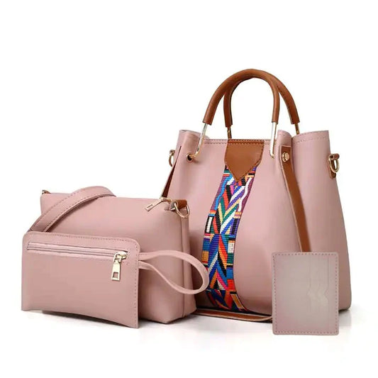 4 PC PINK BAGS