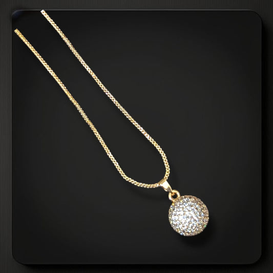 PGO8_Golden Stone Necklace